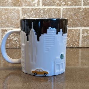 New Starbucks New York City Collector Mug, 2012, limited taxi Edition.